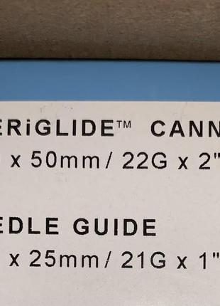 Канюлі tsk steriglide cannula 0.7x50mm/22gx2 needle guide 0.8x25mm/21gx1