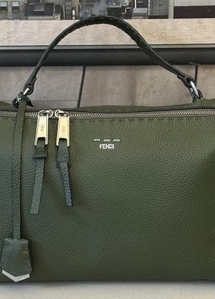 Кожаная сумка fendi