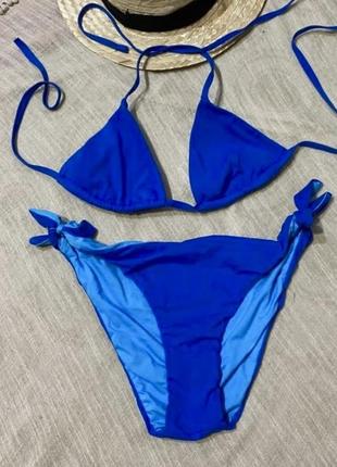 Calzedonia крутой раздельный купальник на завязке качественного бренда (италия)