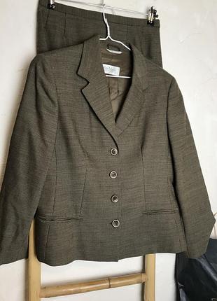 Max mara класичний вовняний костюм, спідниця, жакет