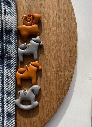 🔥🤎трендовая подвеска - конек, баранец. 🤎🔥шнур в комплекті