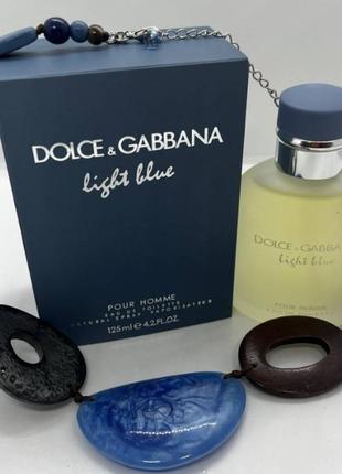 Мужская туалетная вода dolce & gabbana light blue pour homme (дольче габаная лайт блю пурпур хом) 125 мл