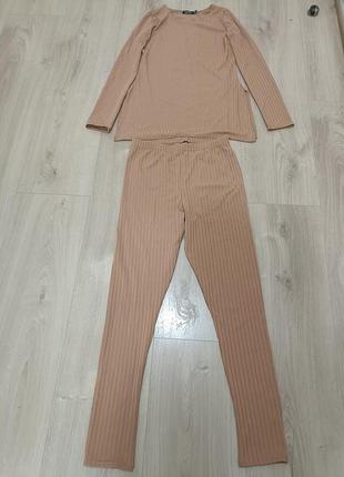 Костюм колір мокко boohoo, s