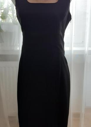 Плаття футляр сарафан чорного кольору1 фото