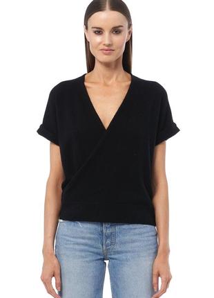 360 cashmere audrina кашемировый свитер с глубоким v-образным вырезом s