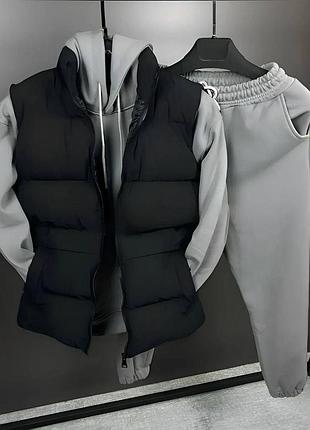 Чоловічий костюм трійка штани + кофта + жилет