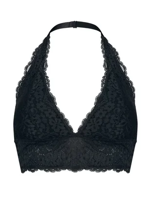 Черный бюстгальтер бралетт женский hunkemoller.