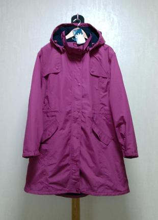 Новая, с наборкой женская куртка большого размера amber.