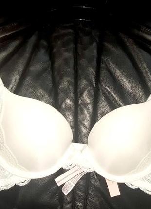 Бюстгальтер с push-up из серии dream angels от victoria’s secret белый цвет