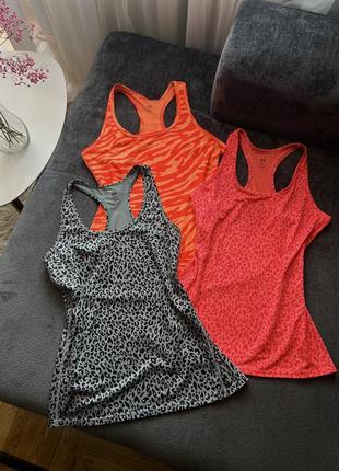 Спортивна майка h&m sport в тваринний принт