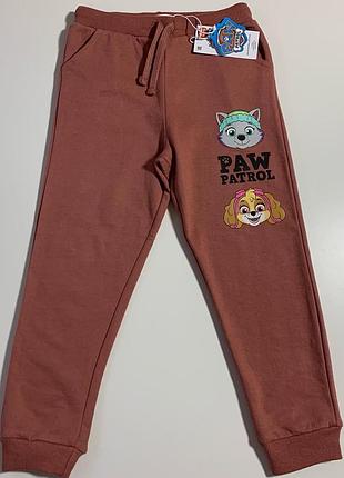 Спортивные штаны на флисе р.128