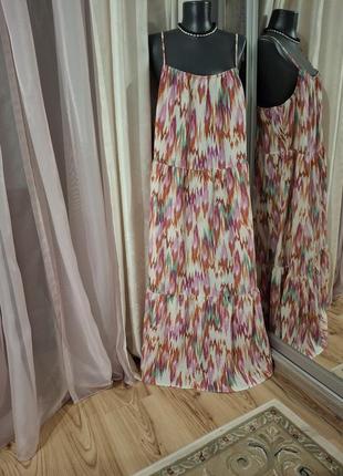 Ярусне або з воланами плаття 👗, сарафан великого розміру