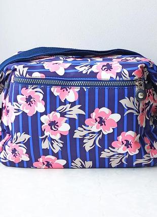 Сумка спортивная sangrila текстильная с цветочным принтом