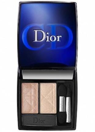 Палитра теней для век dior 3 couleurs smoky glow 651 nude glow тестер , фото 3 реальное