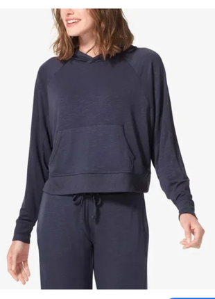 Худи батал утепленная толстовка с капюшоном