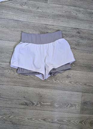 Двойные шорты спортивные шортики