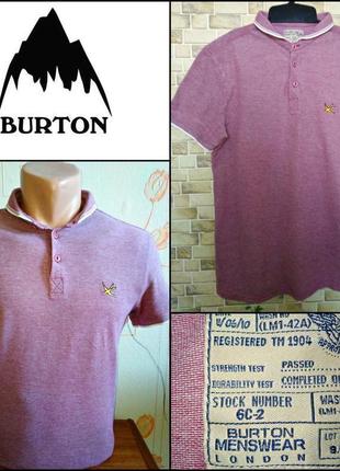 Стильна футболка полуце burton menswear london made in mauritius, блискавичне надсилання