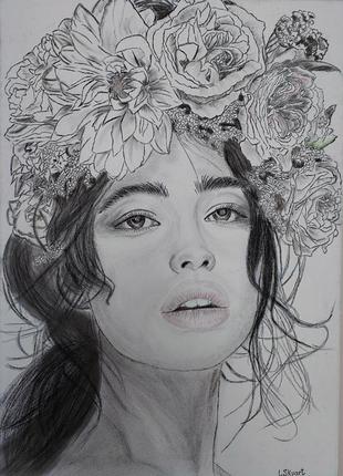 Портрет, 50×65, авторская, с подписью