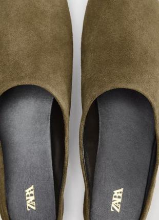 Мокасины  тапки zara