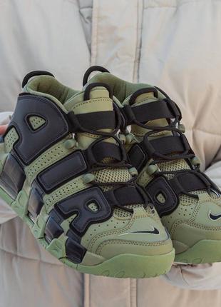 Кросівки nike air more uptempo haki