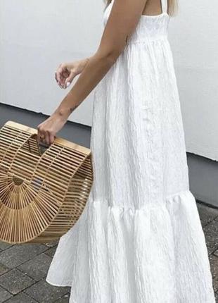 Білий сарафан плаття сукня від zara