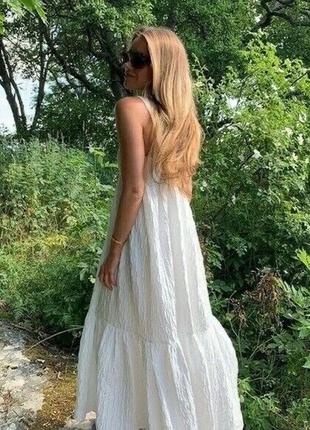 Білий сарафан плаття сукня від zara