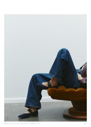 Балетки джинсовые zara