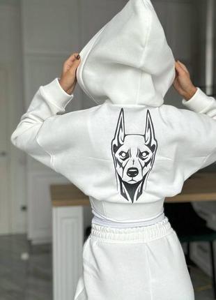 Костюм худі та джогери трьохнитка футер