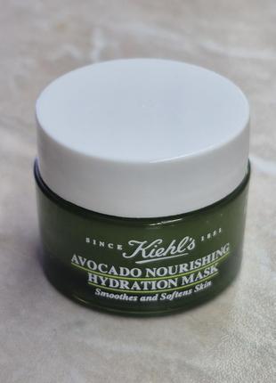 Маска с авокадо для увлажнения и питания кожи лица kiehl's avocado nourishing hydration mask Diving 10 g.