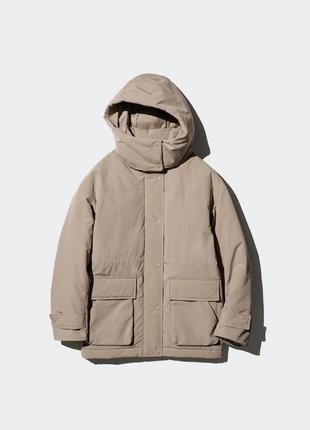 Hybrid down coat гибридное пуховое пальто юникло4 фото