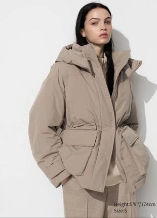 Hybrid down coat гибридное пуховое пальто юникло