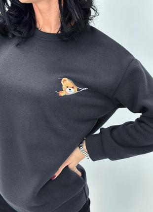 Женский свитшот с принтом "bear"
