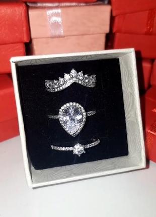 Кольца серебряные 925 пробы