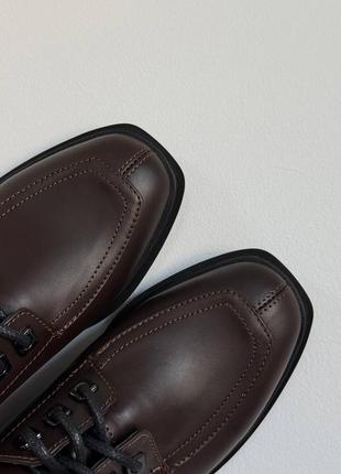 Туфли на низком ходу из натуральной кожи женские2 фото