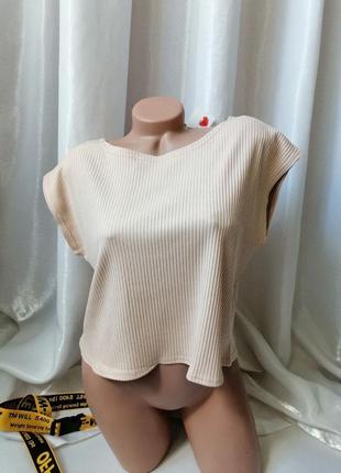 Блуза топ трикотаж