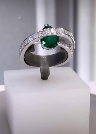 Каблучка swarovski 18 р