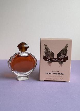 Paco rabanne olympea intense парфюмированная вода оригинал миниатюра!
