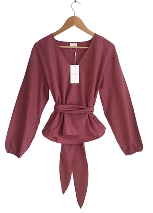 Vila clothes рубашка в стиле кимоно  38-м