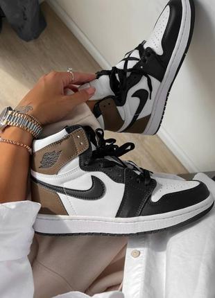 Кросівки nike air jordan 1 dark mocha