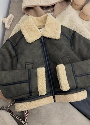 Дубленка от pull & bear