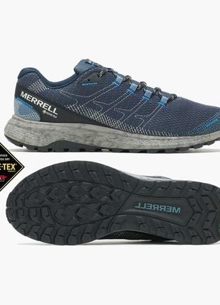 Кросівки трекінгові чоловічі merrell fly strike gore-tex navy/marine