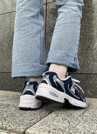 New balance 530 blue/white7 фото