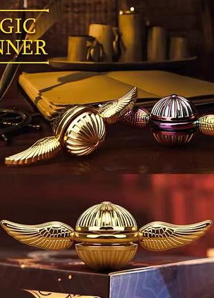Золотой спиннер harry potter golden snitch - for you