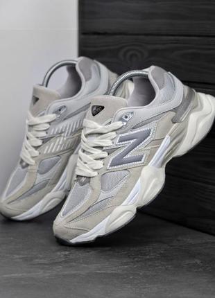 Чоловічі кросівки 9060 silver grey сірі 41-45