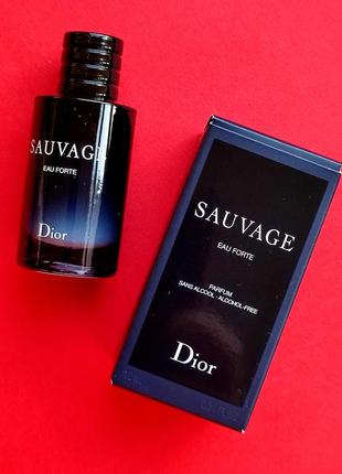 dior sauvage eau de parfum 100ml чоловічий парфум без спирту 10 ml (оригінал)