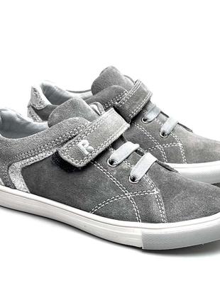 Кожаные кроссовки девочке richter 3