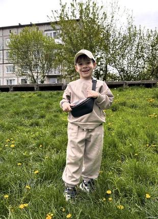 Детский костюм унисекс оверсайз 110-116 утепленный