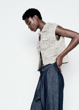 Трендовий кардиган в стилі шанель від zara