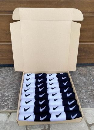 Большой мега бокс женских высоких носков nike 36-41 на 32 пары