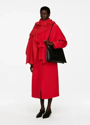 Шкіряна сумка через плече arket2 фото